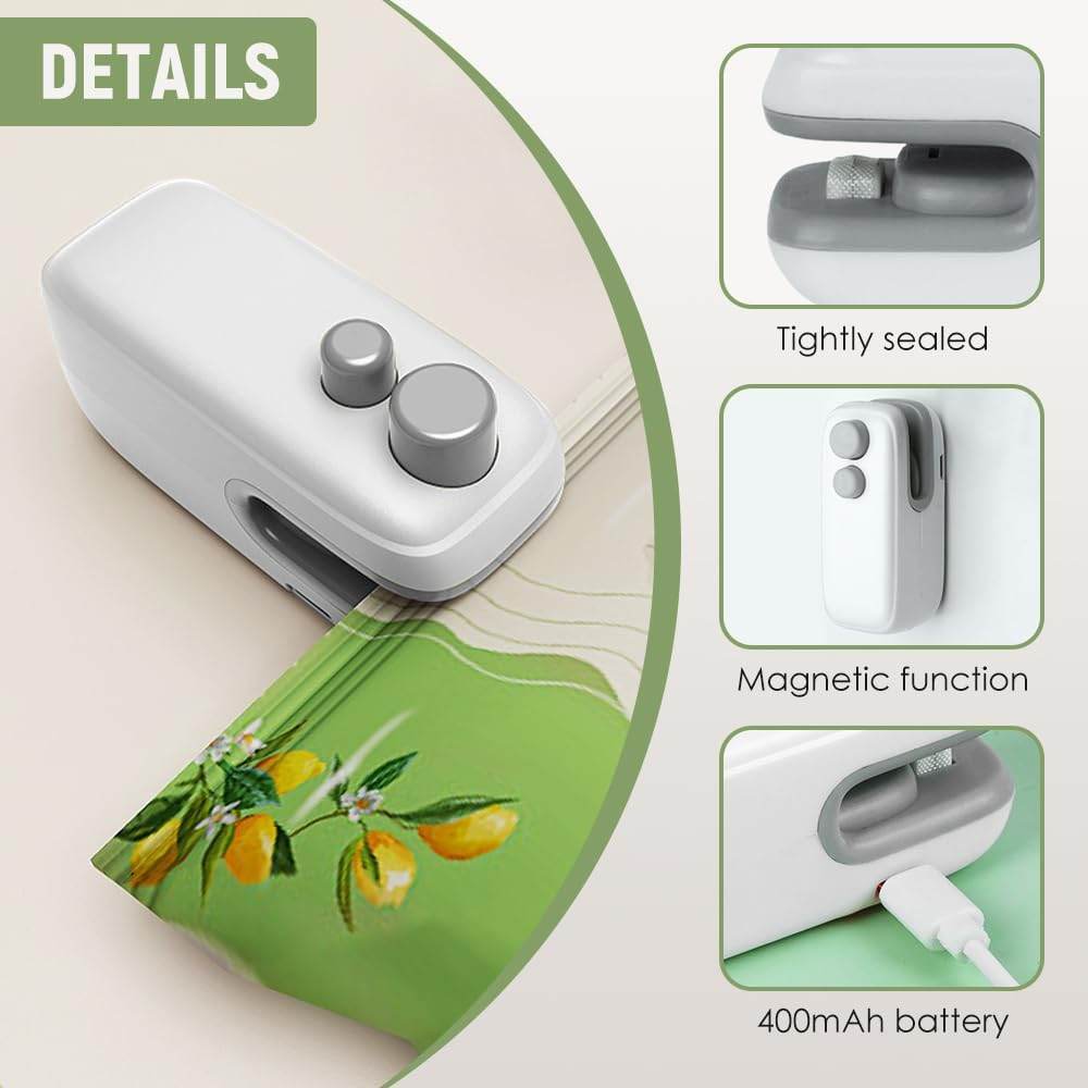 2 in 1 USB Rechargeable Sealer