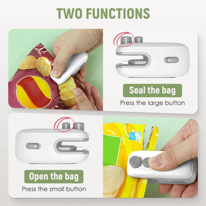 2 in 1 USB Rechargeable Sealer