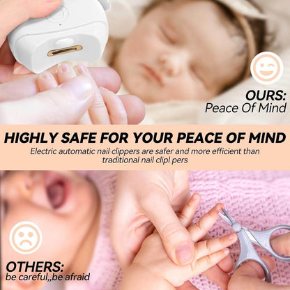 Automatic Electric Nail Clipper - For Newborn Baby and toddlers