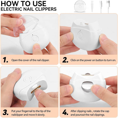 Automatic Electric Nail Clipper - For Newborn Baby and toddlers
