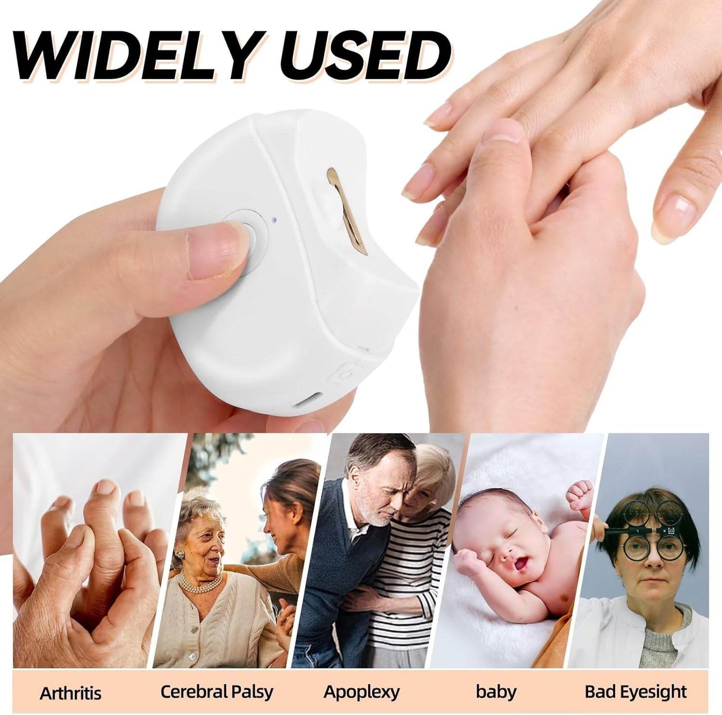 Automatic Electric Nail Clipper - For Newborn Baby and toddlers