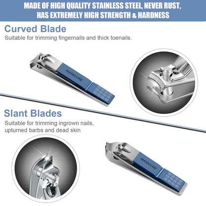 16 in 1 Nail Clippers Manicure & Pedicure Kit