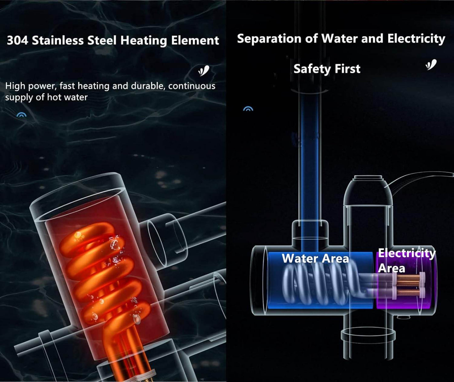 Instant Water Hot Flow Electric Faucet