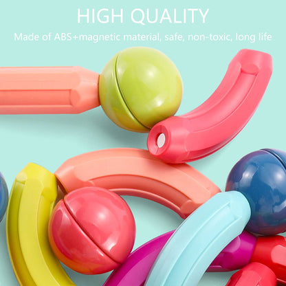 Colorful Balls & Rods Magnetic Sticks Building Blocks Sets